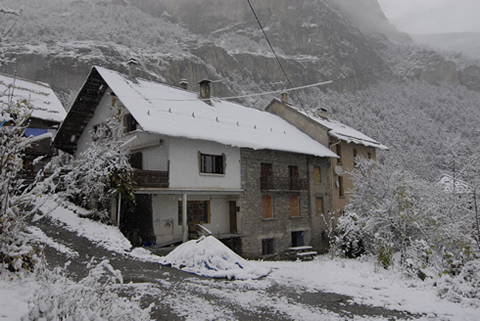 les vigneaux huis sneeuw